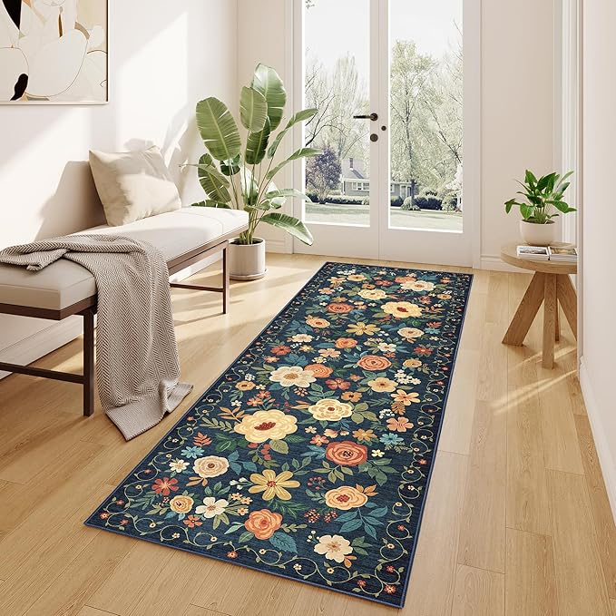 DUKINO Runner Rug, 2x10 Kitchen Hallway Carpet, Washable - Image 6