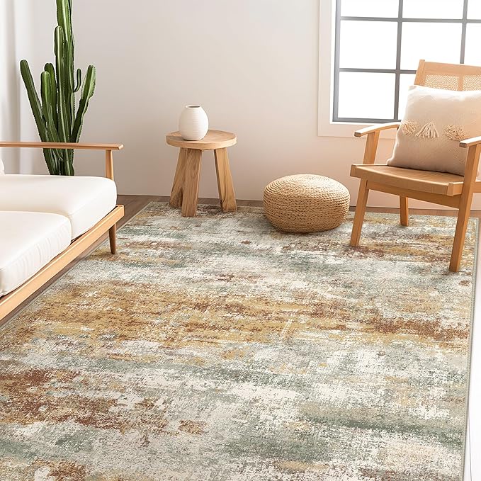 BEIMO Area Rugs 9x12 for Living Room Bedroom, Modern Abstract Machine Washable - Image 3