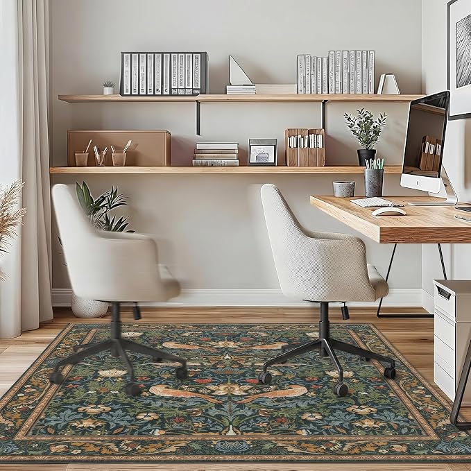 36"x60" Office Chair Mat for Hardwood Tile Floor, Under Desk Carpet Protector - Image 4