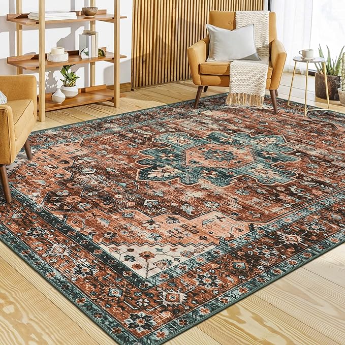 Moynesa Ultra-Thin Washable 10x14 Area Rugs by Moynesa