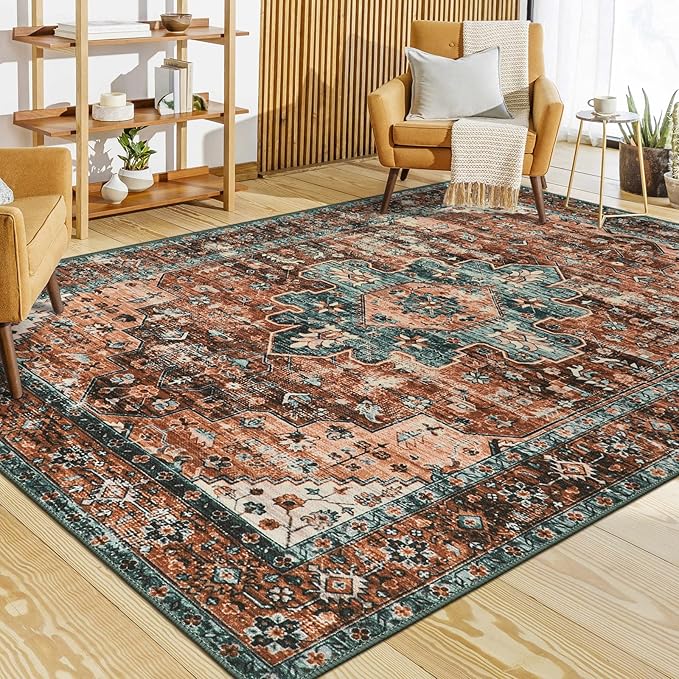 Moynesa Ultra-Thin Vintage Area Rug by Moynesa