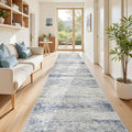 Washable Runner Rug 2.5x16, Non-Slip Long Kitchen Mats by Restydon