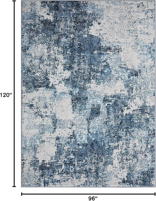 8x10 Area Rug for Living Room Bedroom: Large Washable Rug - Image 2