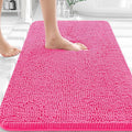 OLANLY Bathroom Rugs 30x20, Extra Soft Absorbent Chenille Bath Rugs, Rubber by OLANLY