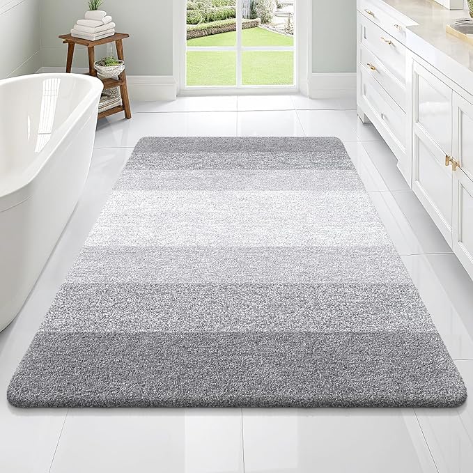 OLANLY Large Bathroom Rugs Mat 70x46, Extra Soft Absorbent Microfiber Bath Rugs by OLANLY