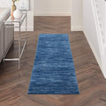 Nourison Home Nourison Essentials Navy Blue 2' x 6' Area Rug by NourisonHome