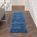 Nourison Home Nourison Essentials Navy Blue 2'2" x 7'6" Area Rug by NourisonHome