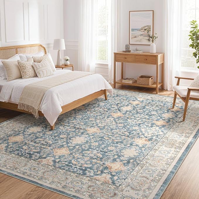 Vintage Living Room Area Rug 6x9 - Image 9