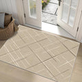 3x5 Area Rug Washable Entryway Rug Non Slip Modern Tear and Stain Resistance No by TTelephant