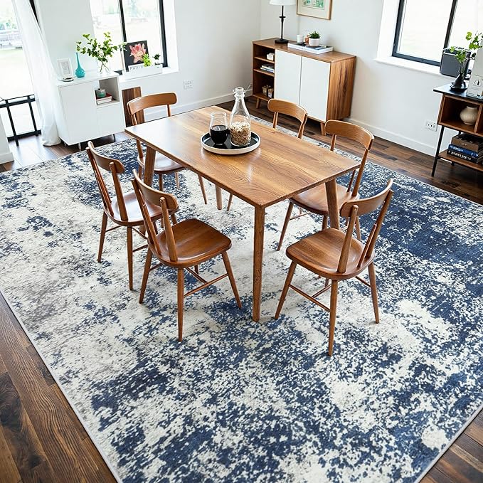 Area Rug Living Room Rugs: 8x10 Large Soft Indoor Carpet Modern Abstract Decor - Image 7