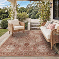 GENIMO Outdoor & Indoor Area Rug 4'x6', Waterproof, Non-Shedding, Easy Cleaning by GENIMO