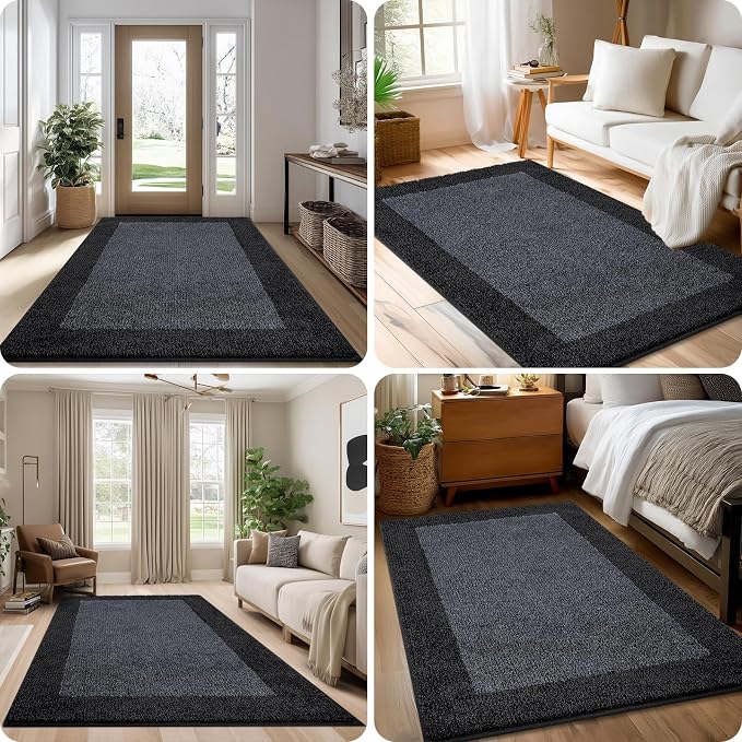 Washable Area Rug 48" x 72", Non Slip Kitchen Rug - Image 5