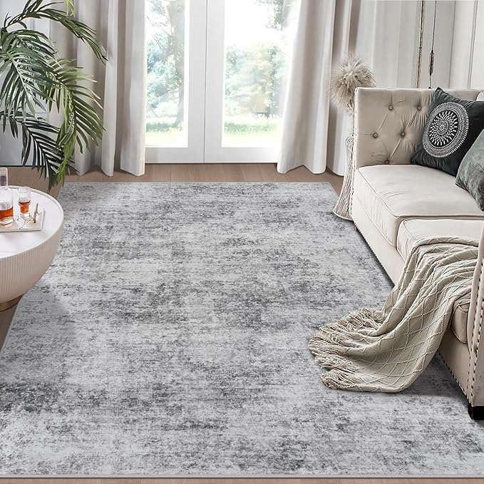 5x7 Area Rugs for Living Room Rug Washable: Modern Rug for Dining Room Bedroom by Aelenmu
