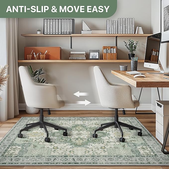 36"x48" Office Chair Mat for Hardwood Tile Floor, Under Desk Carpet Protector - Image 5