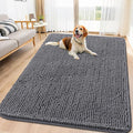 Smiry Dog Door Mat for Muddy Paws 71x46, Absorbent Dirt Trapper, Non-Slip by Smiry