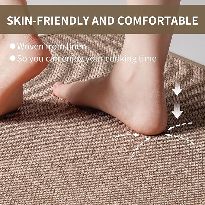YDKGL Kitchen mats for Floor, Water and Oil Absorbent Runner Rugs for Kitchen - Image 5