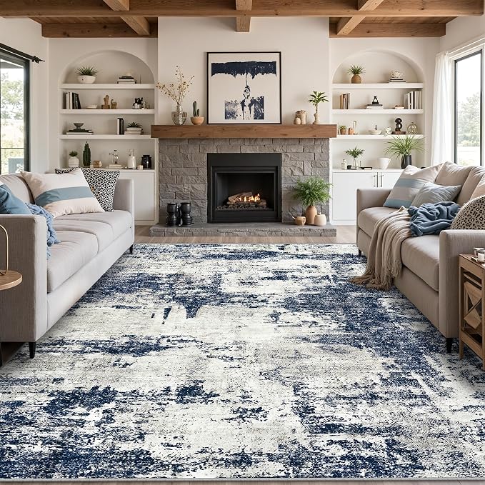 10x14 Area Rugs Living Room Rugs: Large Washable Rug - Image 9