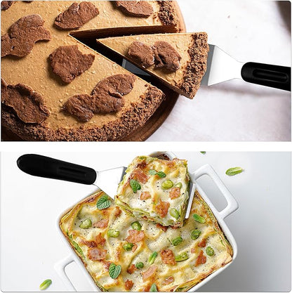Small Spatula Professional Mini Serving Spatula, 4 Pieces Stainless Steel Metal - Image 4