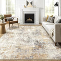 7x10 Area Rug Living Room: Washable Large Abstract Modern Soft Rugs Stain by LOONGRUG