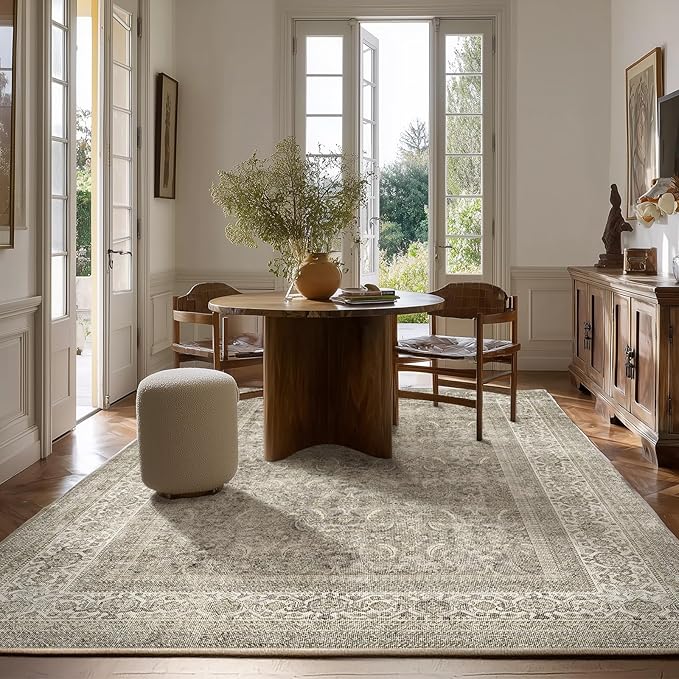 palohom 10x14 Area Rug Washable Rugs: Living Room Rug Stain Resistant Non Slip - Image 6