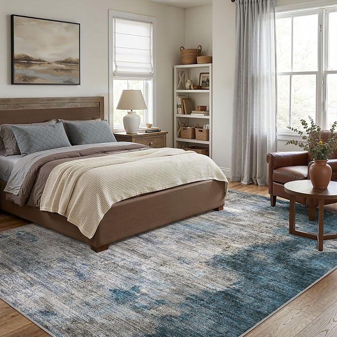 DMOYEST 10x12 Area Rug for Living Room, Washable & Non Slip Large Indoor Carpet - Image 3