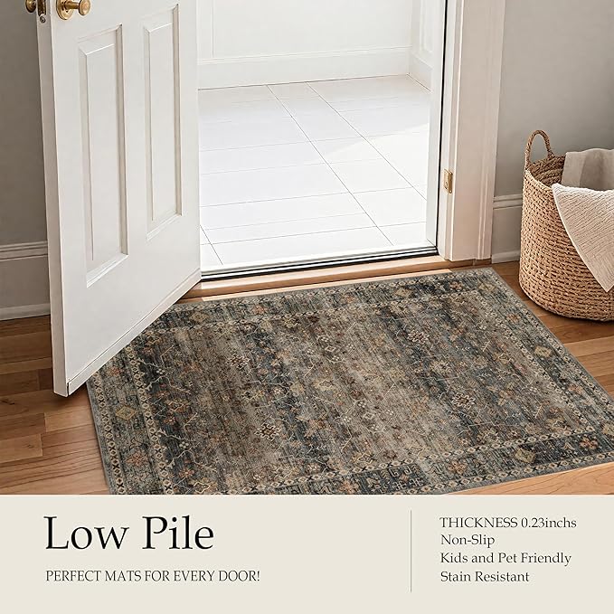 Ruaruarug Washable Area Rug Runner 2×6 - Image 7