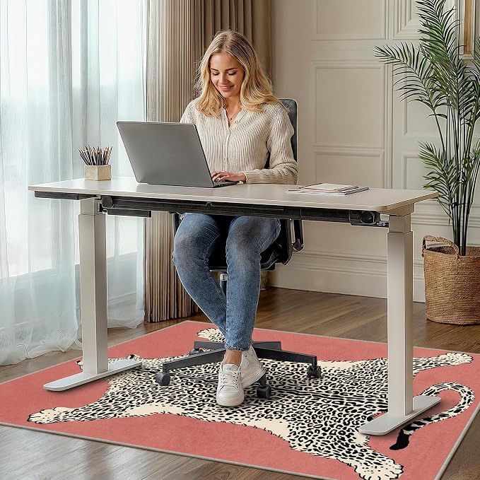 36"x60" Office Chair Mat for Hardwood Tile Floor, Under Desk Carpet Protector - Image 2