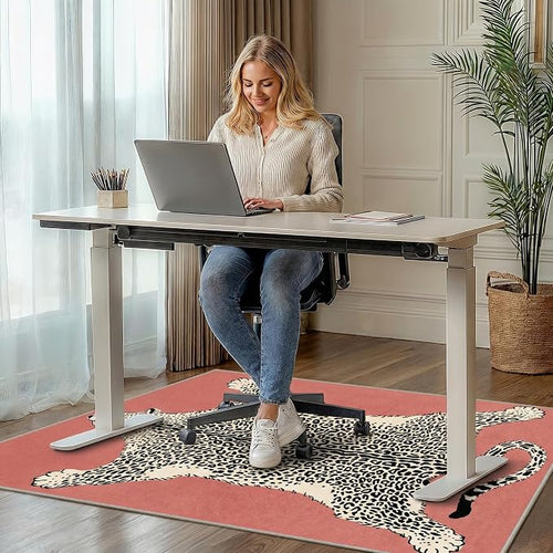 36"x60" Office Chair Mat for Hardwood Tile Floor, Under Desk Carpet Protector - Image 2
