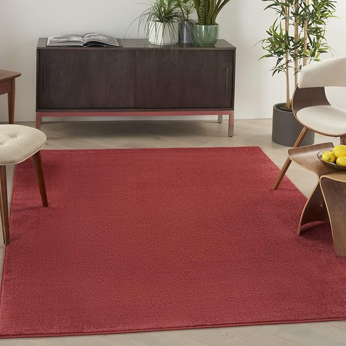 Nourison Home Essentials 5' x 7' Brick Red Outdoor Indoor/Outdoor Rug by NourisonHome