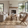 nuLOOM Outdoor Performance Collection Sabina Brown/Ivory, High Traffic by nuLOOM