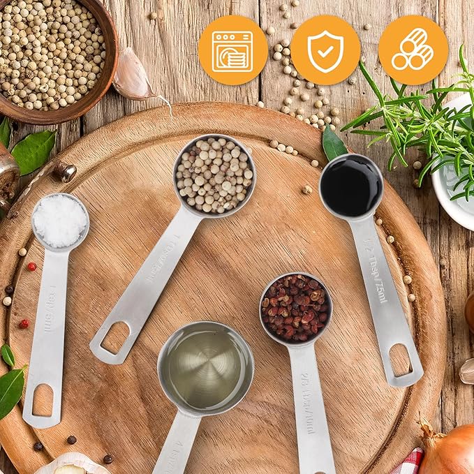 3 Teaspoon Stainless Steel Single Measuring Spoon - Image 6