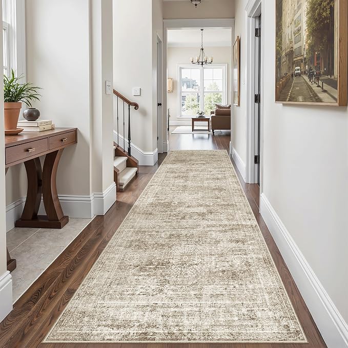 Soalmost Runner Rug 3x8 Washable Non-Slip Hallway Runner Rugs - Image 4