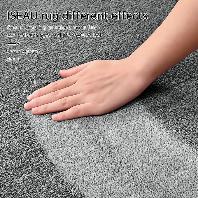 ISEAU 5x7 Rug for Living Room, Soft Memory Foam Carpet - Image 3