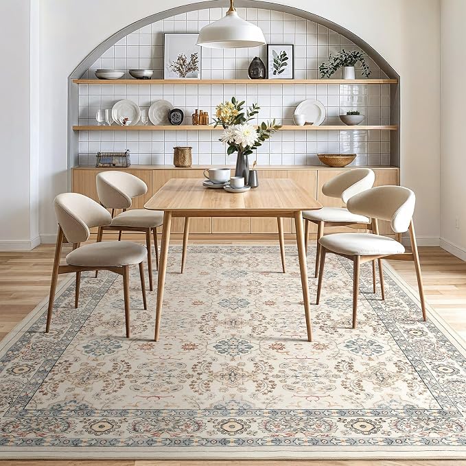 Vintage Living Room Area Rug 7x9 - Image 8