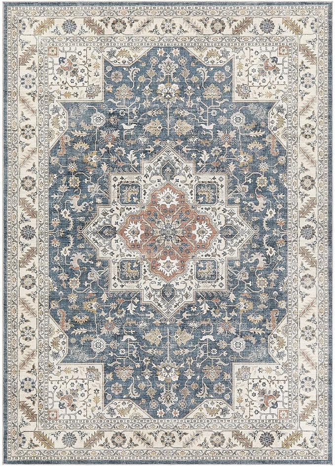 Vintage Living Room Area Rug 9x12 - Image 9