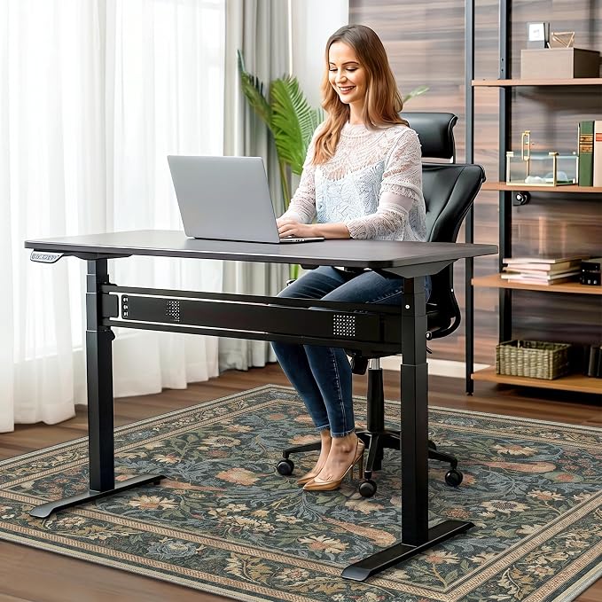 36"x60" Office Chair Mat for Hardwood Tile Floor, Under Desk Carpet Protector - Image 2