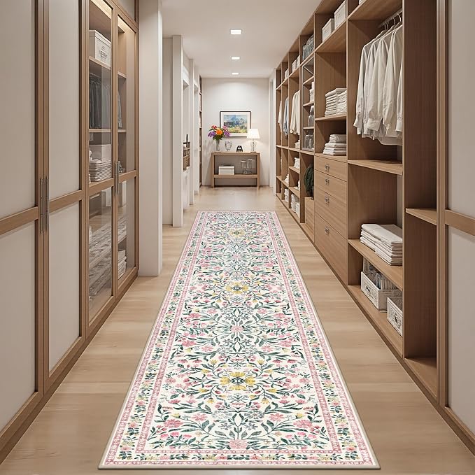 Runner Rug for Entryway: 2x5 Kitchen Rugs Non Slip Washable Ultra-Thin Soft - Image 5