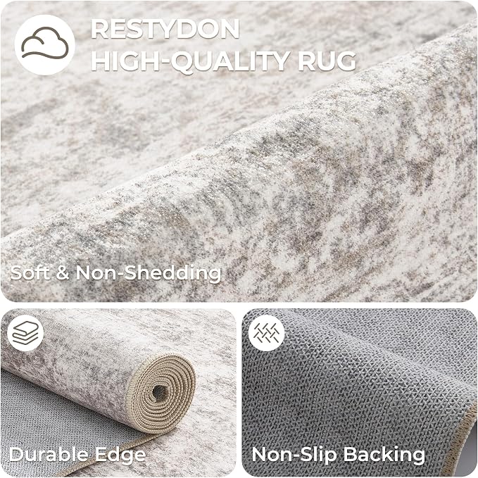 2x4 Washable Rug Runner for Bathroom, Soft Entryway Rug for Laundry Room - Image 7
