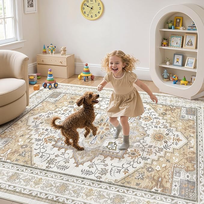 UERMEI 5x7 Area Rug for Living Room - Image 3