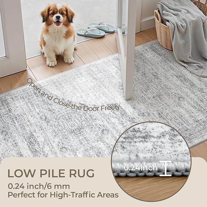 2x3 Washable Rug Runner for Bathroom, Soft Entryway Rug for Laundry Room - Image 6