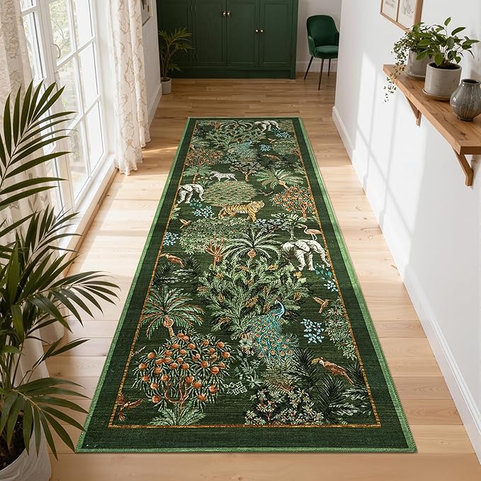 GarveeHome Jungle Rug 2.5x8 Kitchen Runner Rug Non Slip Washable Runners - Image 2