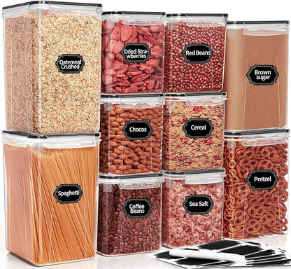 PRAKI Large Airtight Food Storage Containers by PRAKI