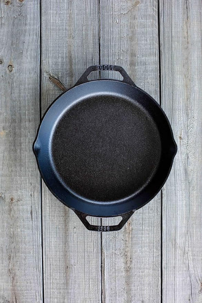 Lodge Seasoned Cast Iron Dual Handle Pan - Image 2