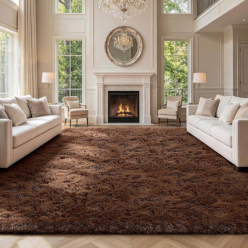 10X14 Large Area Rugs for Living Room Bedroom, Big Shag Rug for Bedroom Dorm by Boshengya