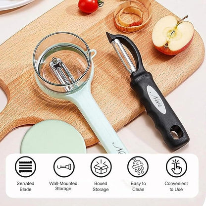 3-Pack Swivel Vegetable Peeler + Fruit Peeler - Image 5