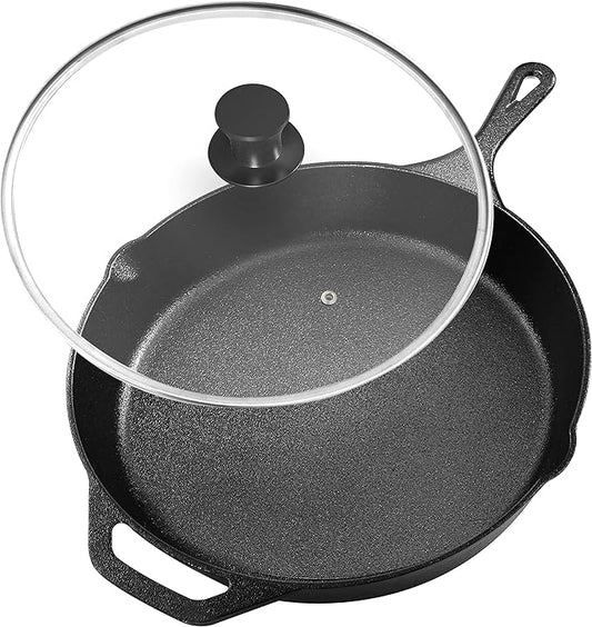 Utopia Kitchen Saute Fry Pan Pre-Seasoned Cast Iron Skillet by UTOPIAKITCHEN