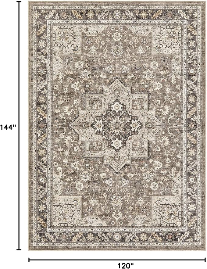 Vintage Living Room Area Rug 10x12 - Image 2