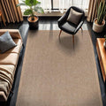 CAMILSON Easy Jute Rug 6x9, Indoor Outdoor Natural Color Fiber Area Rugs by CAMILSONIndoorOutdoorAreaRugs