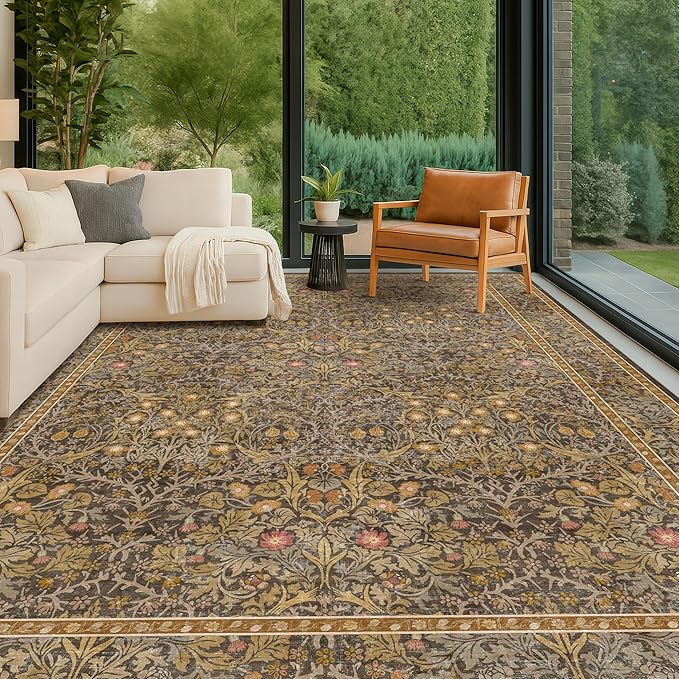 Washable 9x12 Living Room Rug - Image 6