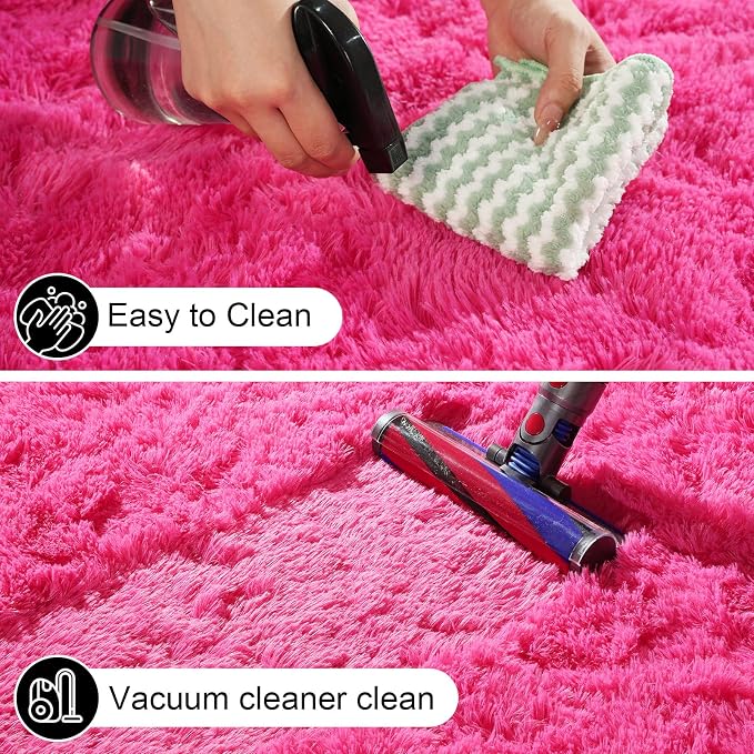 8x10 Area Rugs for Living Room, Large Fluffy Rugs for Bedroom, Fuzzy Shag Soft - Image 4